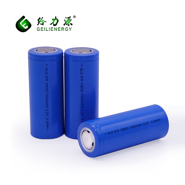 18650 3.2V 1500mah Rechargeable Lithium Iron Battery Packs